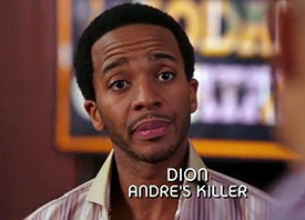 Photo of Andre Holland playing Burn Notice TV character Dion Carver