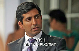 Burn Notice TV character Yash Ahluwalia played by Ravi Kapoor, photo