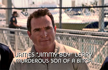 Burn Notice TV character James (Jimmy Boy) Leary played by Billy Smith, photo