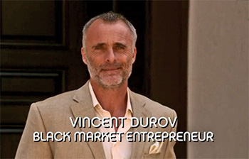 Photo of Timothy V. Murphy playing Burn Notice TV character Vincent Durov