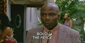 Photo of Erik King playing Burn Notice TV character Bolo