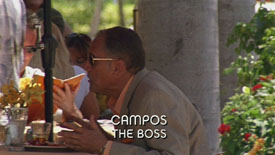 Photo of Mario Ernesto Sanchez playing Burn Notice TV character Campos