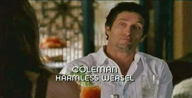 Burn Notice TV character Coleman played by Jonathan LaPaglia, photo