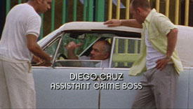 Burn Notice TV character Diego Cruz played by Tony Perez, photo