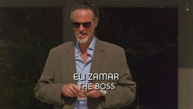 Burn Notice TV character Eli Zamar played by Joel Swetow, photo