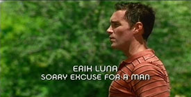 Burn Notice TV character Erik Luna played by Jay Harrington, photo