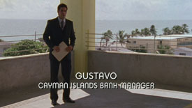 Photo of Javier Morga playing Burn Notice TV character Gustavo (Imposter)