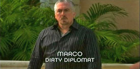 Burn Notice TV character Marco played by Roberto Escobar, photo