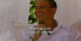 Photo of Erik Palladino playing Burn Notice TV character Rick Matheson