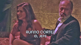 Photo of Castulo Guerra playing Burn Notice TV character Rufino Cortez