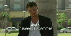 Burn Notice TV character Ryan Johnson played by Clayne Crawford, photo