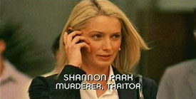 Burn Notice TV character Shannon Park played by Katherine LaNasa, photo