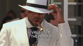 Photo of Method Man playing Burn Notice TV character Valentine