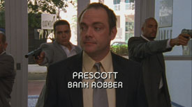 Burn Notice TV character Tom Prescott played by Mark Sheppard, photo