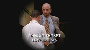 Photo of Robert Younis playing Burn Notice TV character Akhom Thabet