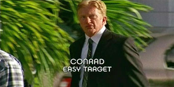 Burn Notice TV character Conrad played by Tom Nowicki, photo