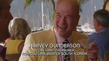 Photo of Larry Miller playing Burn Notice TV character Harvey Gunderson