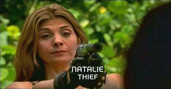 Burn Notice TV character Natalie Rice played by Callie Thorne, photo