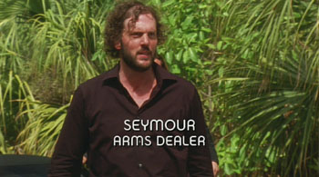 Burn Notice TV character Seymour Talbot played by Silas Weir Mitchell, photo