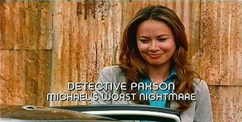 Photo of Burn Notice character Detective Paxson played by Moon bloodgood