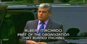 Photo of Oscar Corbella playing Burn Notice TV character Albert Machado