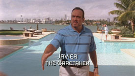 Photo of David Zayas playing Burn Notice TV character Javier