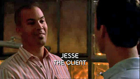 Photo of Coby Bell playing Burn Notice TV character Jesse Porter