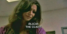 Burn Notice TV character Alicia Rensin played by Tina Casciani, photo