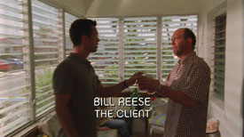 Photo of Eric Lange playing Burn Notice TV character Bill Reese