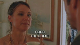 Burn Notice TV character Cara Stagner played by Dedee Pfeiffer, photo