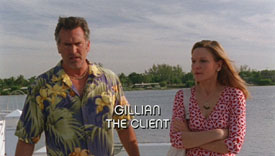 Photo of Maya Stange playing Burn Notice TV character Gillian Walsh