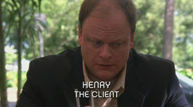 Photo of Larry Clarke playing Burn Notice TV character Henry