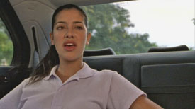 Photo of Vanessa Lotero playing Burn Notice TV character Isabella Arroyos