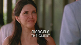 Photo of Alexa Kuve playing Burn Notice TV character Marcela Flores