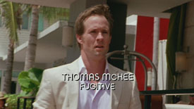 Photo of Chris Payne Gilbert playing Burn Notice TV character Thomas McKee