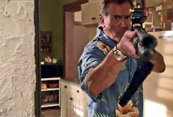 Photo of Burn Notice character Sam Axe played by Bruce Campbell