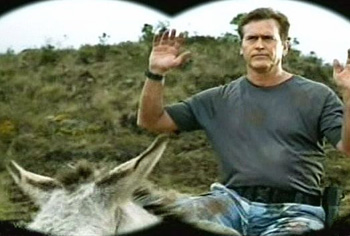 Photo of Burn Notice character Sam Axe played by Bruce Campbell